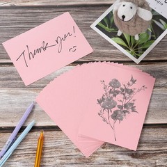 100 Pack Cardstock Blank Heavy Cards Stock, Pink, 4×6 inches | 250GSM Thick P…