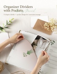 molekaus Wedding Planner Book And Organizer：Wedding 11.5×10.5, White