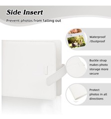 360 Pockets Photo Album Fujifilm Instax Mini LiPlay 12 11 9 8 40 White-New