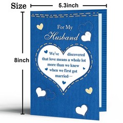 Fathers Day Card for Husband, Fathers Day Card Gift from wife, Father’s Day D…