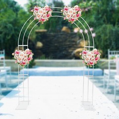 Wedding Garden Arch Trellis, 8.53Ft Backdrop Balloon Archway Decoration Stand