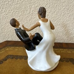 Wedding cake topper Weddingstar Bride Groom African America Couple