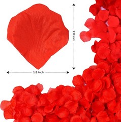 4000 Red Silk Rose Petals for Enchanting Decor – Weddings & More