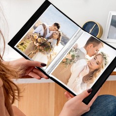 Lanpn Wedding Photo Album 4×6 2 4×6/50 Photos(2PK), OUR WEDDING – Beige