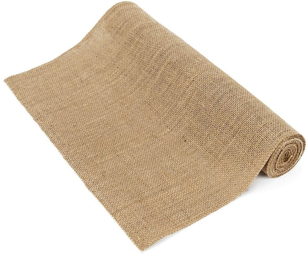 Burlap Table Runner 100% Jute Vintage 14X108 Inches Table Runner for Wedding Par