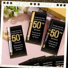 24 Set Birthday Party Favor for Guest 50th Birthday Ballpoint Pens with Thank…