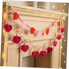 13 Pcs Valentine’s Day Decorations 4.5 ft Valentine’s Day Garland Banner for
