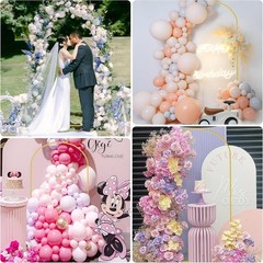 4FT Arch Backdrop Stand Metal Wedding Arch Backdrop Stand Backdrop Stand Frame