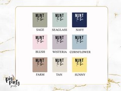Mint to Be Wedding Stickers, Wedding Mint Favor Stickers, 108 Qty, Bridal Labels