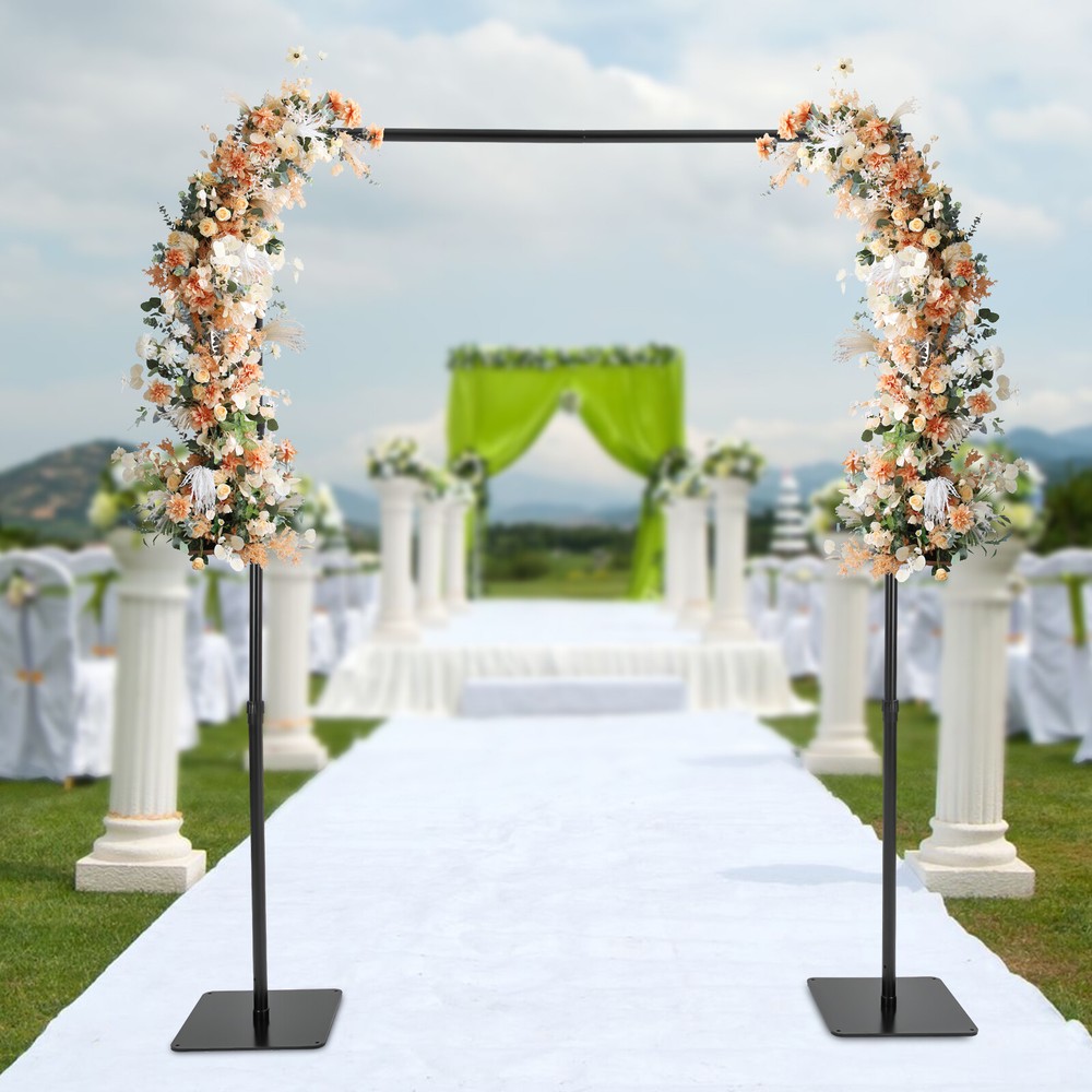 8x10ft Photo Backdrop Stand Kit Heavy Duty Weighted Steel Base Studio Background