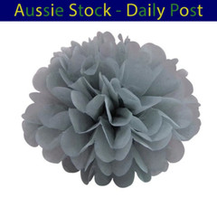 Pom Poms Tissue Paper Pompoms Wedding Baby Shower Birthday Party 6″-10″ 5pcs