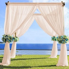 Balsa Circle 5×14 feet Nude Premium Chiffon 60″W x 168″L (Pack of 1),