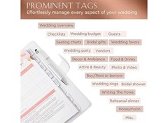 AW Bridal «Future Mrs» Wedding Planner-Rose Gold-Leather-NEW OUT OF PKG