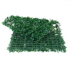 12Pcs Artificial Plant Hedge Grass Mat Greenery Wall Fence Panel Background