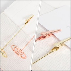 3Pcs Reusable Metal Picture Holders for Tables Assorted Color Clip Stands
