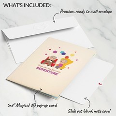 Lovepop Everyday Pop-Up Card for Her and Him – 3D Disney & Pixar Greeting Car…