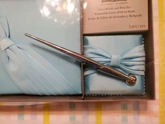 Celebrate It~Wedding & Occasions Guestbook and Pen~3 Piece Set~New In Box