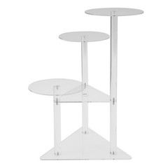 Corner Plant Stand Indoor 3 Tier Tall Acrylic Plant Stand Holder Plant Shelf