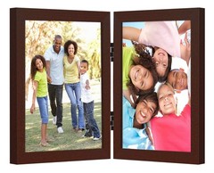 Americanflat Hinged 8×10 Picture Frame with Shatter-Resistant Glass – Double …