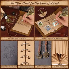 Quill Pen and Ink Set,Calligraphy Pen Set for beginners,Feather Pen Set with …