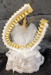 Vintage Western Cowgirl Cowboy Couple Wedding Cake topper