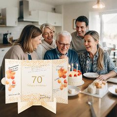 70Th Birthday Guest and Party Decorations Set, 12X18 Inch Sign-In Signature Car