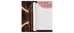 J&A Homes White Wedding Aisle Runner Floral Lace Pattern Fabric Roll NIB 3’X50’