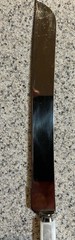 Pearly Handle Wedding Cake Knife Stainless Steel Japan Serrated 13” L