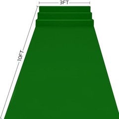 Green Carpet Runner for Party 140GSM Polyester Fabric Carpet Runner
