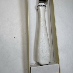 Lenox Opal Innocence Cake Knife Stainless Steel In Box 13”