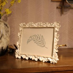 8×10 Vintage Picture Frame, Antique White Ornate Photo Frame, for Tabletop an…