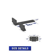 6 Pieces 8″ Inches Shelf Bracket, Heavy Duty Floating Thick and 160 lb.