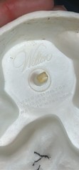 VINTAGE 1971 Wilton Bride & Groom Kissing On Tree Wedding Cake Topper Vase MCM
