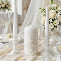 Magik Life Unity Candle Set – 6 Two 10 Taper Burning Unity For Marriage In Usa