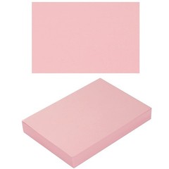100 Pack Cardstock Blank Heavy Cards Stock, Pink, 4×6 inches | 250GSM Thick P…