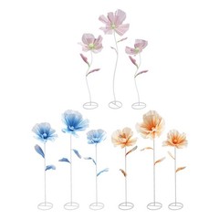 3PCS Giant Artificial Flower Decor for Wedding Background Artificial Flowers