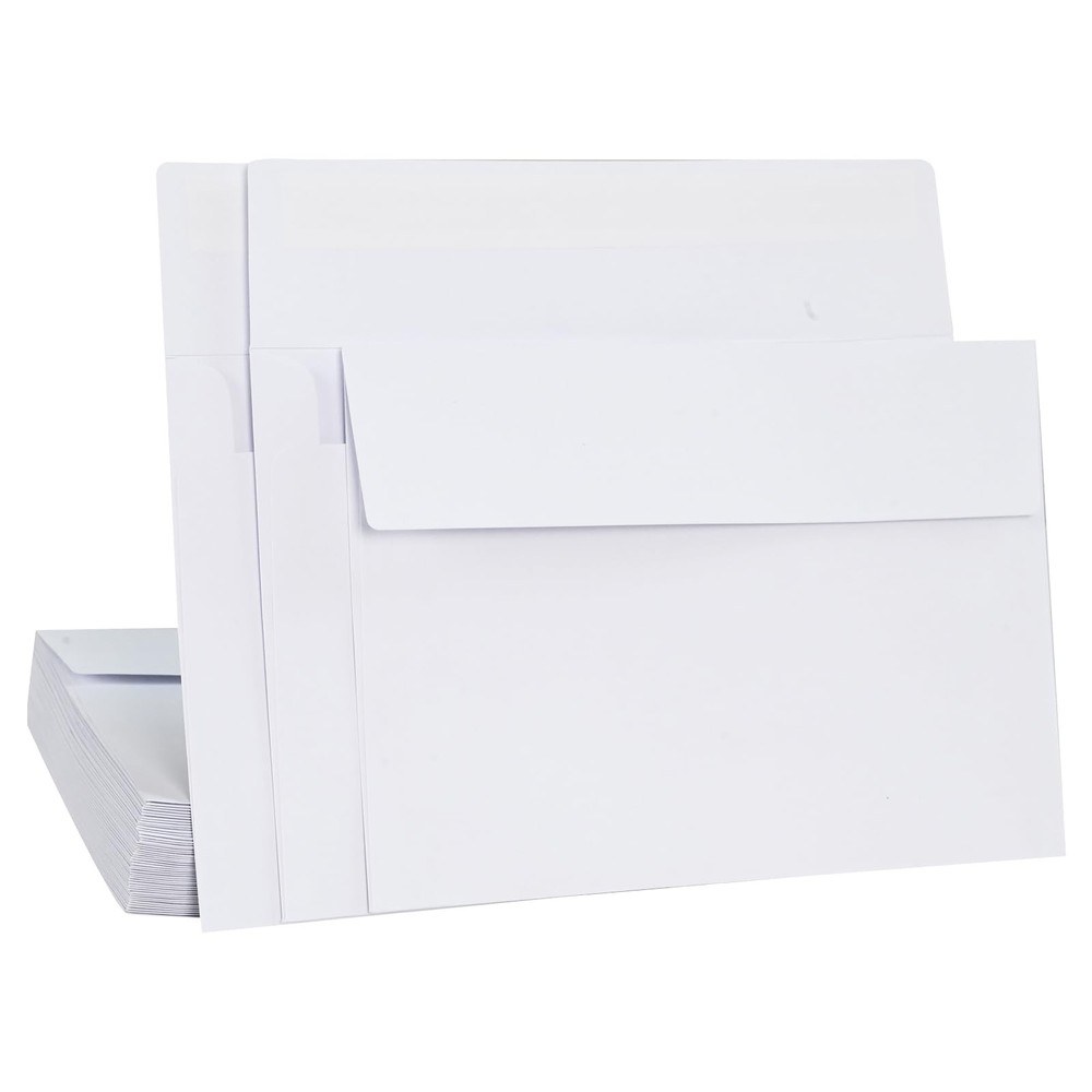 100 Packs 4x5Envelopes,White A2 A2(100pack), White A2(100pack)