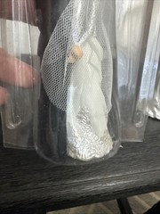 Wilton Our Day Wedding Couple Cake Topper 4.5 Inch Blonde Bride Retired 1997
