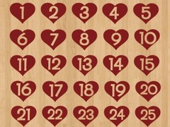Wedding Table Numbers 1-10,15, 20, or 25 Vinyl Sticker Decals Hearts (b)