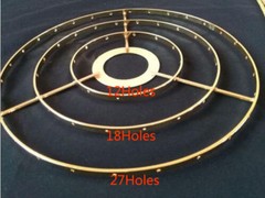 1Pcs 3-Tiered Golden Round Hanger Centerpiece Chandelier Wedding Christmas Party