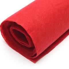 Red/White Wedding Carpet Non-Woven Polyester Wedding Aisle Runner for Ceremony