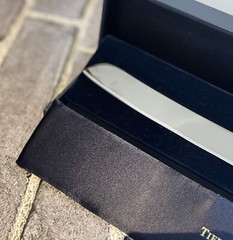 Tiffany & Co. Wedding Cake Knife or braided bread, Knife With Box