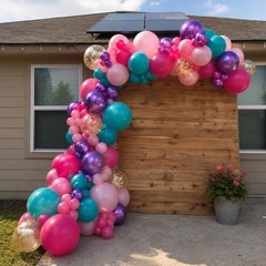 Pink Blue Purple Balloons, Pink and Purple Balloon, Teal Blue Pink Purple Blue