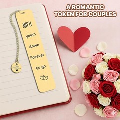8 Year Bronze Anniversary Gifts Him Her 8th Wedding Bookmark Wife Husband