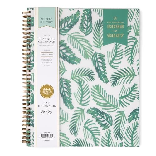 Day Designer 2026-2027 Weekly and Monthly Academic 8.5″ x 11″ Palms- 2026/2027