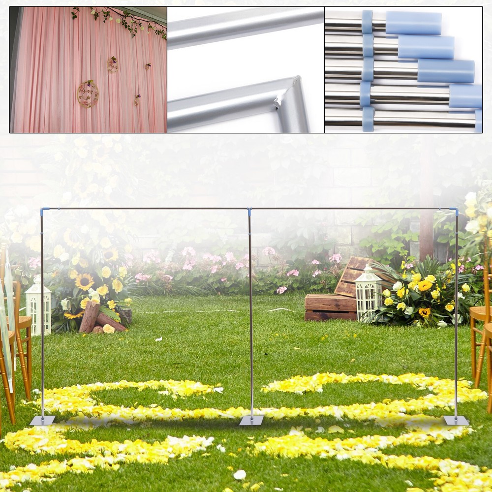 Professional Backdrop Stand Pipe Kit,10’x 20′ Heavy Duty Background Pipe