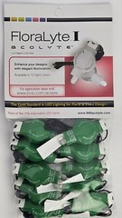 LED FloraLyte Acolyte Lights For Floral Party Event Design Wedding GREEN 10 Pack