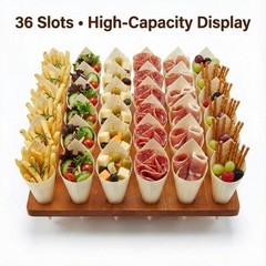 Relaxing Garden 36 Slot Wooden Cone Holder Stand 100 100 Picks 13 X 13 Cone