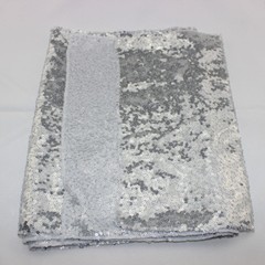 silver glitter sequin table runner wedding anniversary party cake table decor