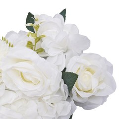 10 Pcs Dining Table Flower Centerpieces White Artificial Wedding Centerpiece NEW